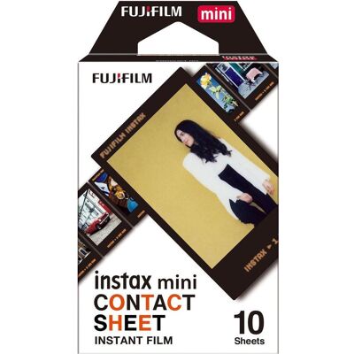 Fujifilm Instax Mini Film Contact Sheet, Sofortbildfilm, Mehrfarbig Fujifilm Instax Mini Film Contact Sheet, Sofortbildfilm, Mehrfarbig
