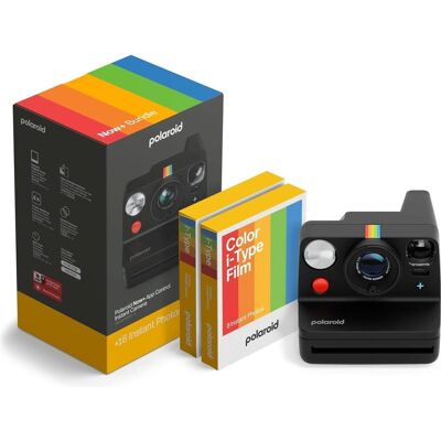 Polaroid NOW Gen3 Instant Camera Bluetooth Connected Bundle Camera Color Film 16 photos Black 6563, Sofortbildkamera, Schwarz Polaroid NOW Gen3 Instant Camera Bluetooth Connected Bundle Camera Color Film 16 photos Black 6563, Sofortbildkamera, Schwarz