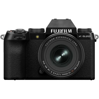Fujifilm X-S20 Kit (16 - 50 mm, 26.10 Mpx, APS-C / DX), Kamera, Schwarz Fujifilm X-S20 Kit (16 - 50 mm, 26.10 Mpx, APS-C / DX), Kamera, Schwarz