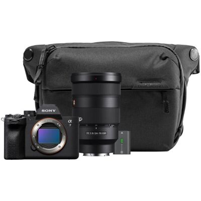 Sonya A7 Yves reisen Keith (24 - 70 mm, 33 Mpx, Vollformat), Kamera, Schwarz Sonya A7 Yves reisen Keith (24 - 70 mm, 33 Mpx, Vollformat), Kamera, Schwarz