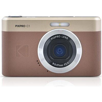 Kodak Pixpro C1 (3.56 mm, 13 Mpx, 1/3"), Kamera, Braun Kodak Pixpro C1 (3.56 mm, 13 Mpx, 1/3"), Kamera, Braun