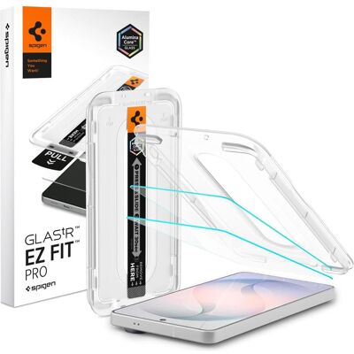 Spigen - (2 pack) Glas.tR EZ-FIT Pro (Anti-Reflection) (AGL11092) - Samsung Galaxy S26 - Clear (2 Stk., Samsung Galaxy S26), Smartphone Schutzfolie, Transparent Spigen - (2 pack) Glas.tR EZ-FIT Pro (Anti-Reflection) (AGL11092) - Samsung Galaxy S26 - Clear (2 Stk., Samsung Galaxy S26), Smartphone Schutzfolie, Transparent