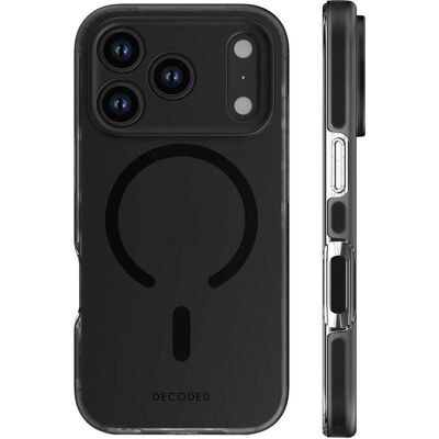 Decoded DropTec Transparent Backcover - Schutzhülle für iPhone (Apple iPhone 17 Pro), Smartphone Hülle, Transparent, Schwarz Decoded DropTec Transparent Backcover - Schutzhülle für iPhone (Apple iPhone 17 Pro), Smartphone Hülle, Transparent, Schwarz
