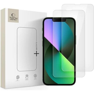 Tech-Protect Glass Fit+ (2 Stk., Apple iPhone 13 mini, Apple iPhone X), Smartphone Schutzfolie, Transparent Tech-Protect Glass Fit+ (2 Stk., Apple iPhone 13 mini, Apple iPhone X), Smartphone Schutzfolie, Transparent