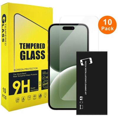 SiGN 10-pack screen protector in tempered glass for iPhone 17 Pro, Bulk (Apple iPhone 17 Pro), Smartphone Schutzfolie SiGN 10-pack screen protector in tempered glass for iPhone 17 Pro, Bulk (Apple iPhone 17 Pro), Smartphone Schutzfolie