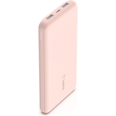 Belkin BoostCharge (10000 mAh, 15 W, 37 Wh), Powerbank, Pink Belkin BoostCharge (10000 mAh, 15 W, 37 Wh), Powerbank, Pink