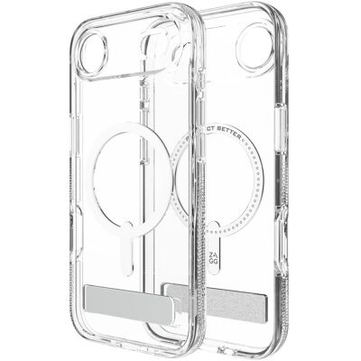 Zagg Case für Apple iPhone Air Crystal Palace Snap mit Kickstand (Apple iPhone 17), Smartphone Hülle, Transparent Zagg Case für Apple iPhone Air Crystal Palace Snap mit Kickstand (Apple iPhone 17), Smartphone Hülle, Transparent