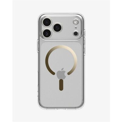Spigen Ultra Hybrid MagSafe Schutzhülle für Apple iPhone 17 Pro Max klar gold (Apple iPhone 17 Pro Max), Smartphone Hülle, Gold Spigen Ultra Hybrid MagSafe Schutzhülle für Apple iPhone 17 Pro Max klar gold (Apple iPhone 17 Pro Max), Smartphone Hülle, Gold