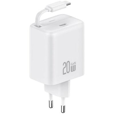 Usams Weiß 20W USB-C Schnellladegerät - Ladegerät Usams Weiß 20W USB-C Schnellladegerät - Ladegerät