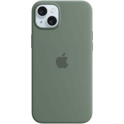 Silikon Case mit MagSafe (Apple iPhone 15 Plus), Smartphone Hülle, Grün Silikon Case mit MagSafe (Apple iPhone 15 Plus), Smartphone Hülle, Grün