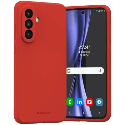 Mercury Etui Silicone Sam A56 czerwony/red (Samsung Galaxy A56), Smartphone Hülle, Rot Mercury Etui Silicone Sam A56 czerwony/red (Samsung Galaxy A56), Smartphone Hülle, Rot