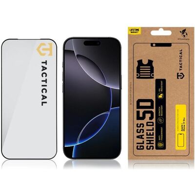 Tactical Glass Shield 5D Glas für Apple iPhone 17 Pro Schwarz (Apple iPhone 17 Pro), Smartphone Schutzfolie, Schwarz Tactical Glass Shield 5D Glas für Apple iPhone 17 Pro Schwarz (Apple iPhone 17 Pro), Smartphone Schutzfolie, Schwarz