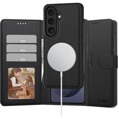 Tech-Protect Wallet Magsafe Galaxy S26 Matte Black (Samsung Galaxy S26), Smartphone Hülle, Schwarz Tech-Protect Wallet Magsafe Galaxy S26 Matte Black (Samsung Galaxy S26), Smartphone Hülle, Schwarz