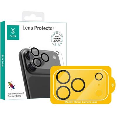 SiGN Lens protector in tempered glass for iPhone 17 Pro (Apple iPhone 17 Pro), Smartphone Schutzfolie SiGN Lens protector in tempered glass for iPhone 17 Pro (Apple iPhone 17 Pro), Smartphone Schutzfolie