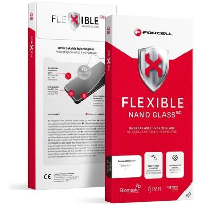 Forcell Protective glass Flexible Nano Glass 5D for iPhone 17/17 Pro black (Apple iPhone 17, Apple iPhone 17 Pro), Smartphone Schutzfolie, Schwarz Forcell Protective glass Flexible Nano Glass 5D for iPhone 17/17 Pro black (Apple iPhone 17, Apple iPhone 17 Pro), Smartphone Schutzfolie, Schwarz
