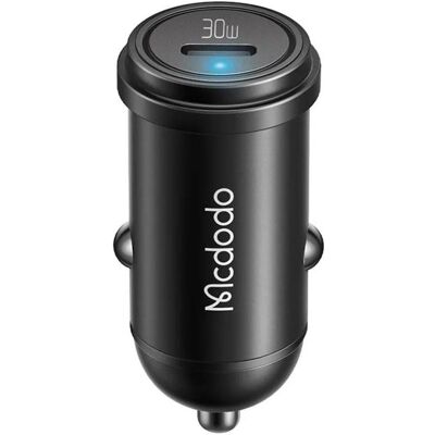 Mcdodo CC-7491 car charger, 1x USB-C, 30W (black), Auto Adapter, Schwarz Mcdodo CC-7491 car charger, 1x USB-C, 30W (black), Auto Adapter, Schwarz