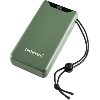 Intenso F20000 (20000 mAh, 20 W, 74 Wh), Powerbank, Grün Intenso F20000 (20000 mAh, 20 W, 74 Wh), Powerbank, Grün