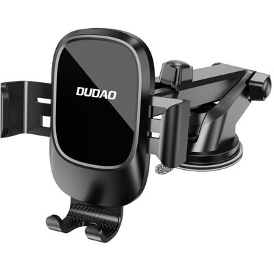 Dudao F5N+ Auto Handyhalterung mit Saugnapf für Windschutzscheibe oder Armaturenbrett, Smartphone Halterung, Schwarz Dudao F5N+ Auto Handyhalterung mit Saugnapf für Windschutzscheibe oder Armaturenbrett, Smartphone Halterung, Schwarz
