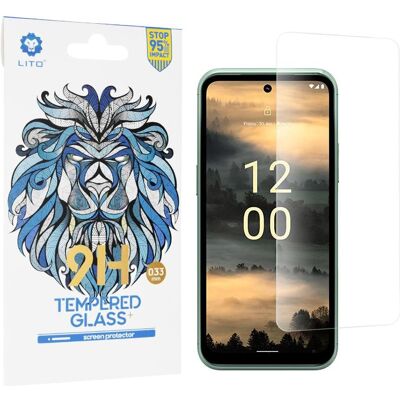 Lito - 2.5D Classic Glass - Nokia XR21 - Clear (Nokia XR21), Smartphone Schutzfolie, Transparent Lito - 2.5D Classic Glass - Nokia XR21 - Clear (Nokia XR21), Smartphone Schutzfolie, Transparent