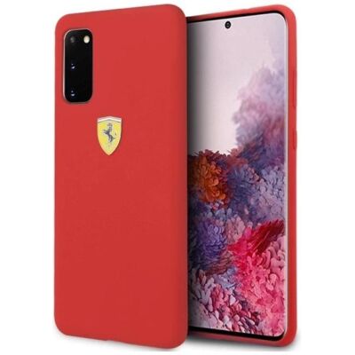 Ferrari Silikon-Hardcase für Samsung S20 G980 - Handyhülle Ferrari Silikon-Hardcase für Samsung S20 G980 - Handyhülle