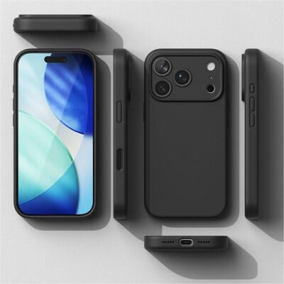 Ringke Silikon Magnetische MagSafe Hülle für iPhone 17 Pro Max - Schwarz (Apple iPhone 17 Pro Max), Smartphone Hülle, Schwarz Ringke Silikon Magnetische MagSafe Hülle für iPhone 17 Pro Max - Schwarz (Apple iPhone 17 Pro Max), Smartphone Hülle, Schwarz