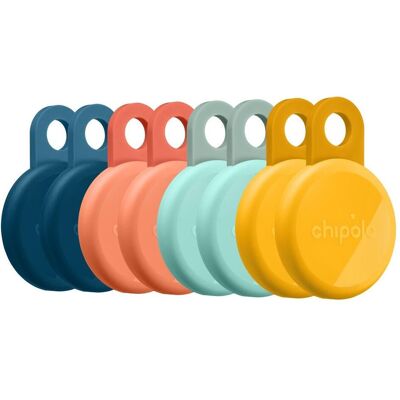 Chipolo LOOP Orange/Blau/Gelb/Minze 8-Pack (Apple Find My, Google Find Hub), Tracker, Orange, Blau, Grün, Gelb, Mehrfarbig Chipolo LOOP Orange/Blau/Gelb/Minze 8-Pack (Apple Find My, Google Find Hub), Tracker, Orange, Blau, Grün, Gelb, Mehrfarbig