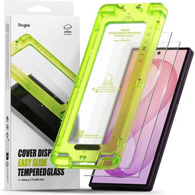 Ringke - Cover Display Easy Slide Tempered Glass (2 pack) - Samsung Galaxy Z Fold8 Ultra - Clear (2 Stk., Samsung Galaxy Z Fold8 Ultra), Smartphone Schutzfolie, Transparent Ringke - Cover Display Easy Slide Tempered Glass (2 pack) - Samsung Galaxy Z Fold8 Ultra - Clear (2 Stk., Samsung Galaxy Z Fold8 Ultra), Smartphone Schutzfolie, Transparent