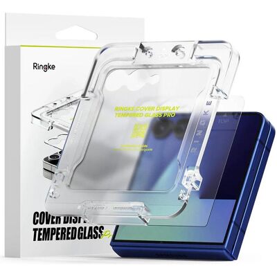 Ringke - Cover Display Easy Slide Tempered Glass (2 pack) - Samsung Galaxy Z Flip7 - Clear (2 Stk., Samsung Galaxy Z Flip7), Smartphone Schutzfolie, Transparent Ringke - Cover Display Easy Slide Tempered Glass (2 pack) - Samsung Galaxy Z Flip7 - Clear (2 Stk., Samsung Galaxy Z Flip7), Smartphone Schutzfolie, Transparent