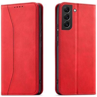 Hurtel Magnet Fancy Case für Samsung Galaxy S23+ Flip Cover Wallet Stand rot (Samsung Galaxy S23+), Smartphone Hülle, Rot Hurtel Magnet Fancy Case für Samsung Galaxy S23+ Flip Cover Wallet Stand rot (Samsung Galaxy S23+), Smartphone Hülle, Rot