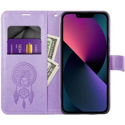 Forcell Redmi 9A/9AT Lila Buchhülle - Handyhülle Forcell Redmi 9A/9AT Lila Buchhülle - Handyhülle