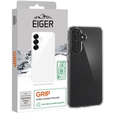 Eiger flexibles TPU-Case Grip Case GRS Clear (Samsung Galaxy A27), Smartphone Hülle, Transparent Eiger flexibles TPU-Case Grip Case GRS Clear (Samsung Galaxy A27), Smartphone Hülle, Transparent