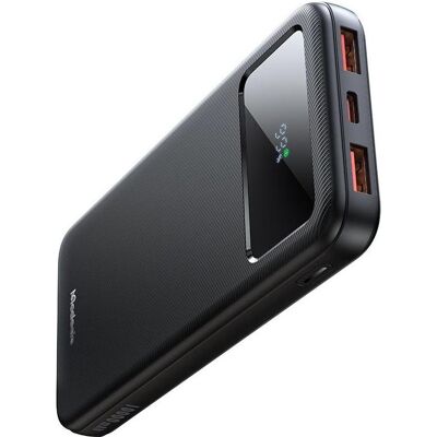 Mcdodo - Power Bank (MC-4220) - Type-C + 2x USB-A Ports, 10000mAh, 22.5W, LED Display - Black (10000 mAh, 22.50 W), Powerbank, Schwarz Mcdodo - Power Bank (MC-4220) - Type-C + 2x USB-A Ports, 10000mAh, 22.5W, LED Display - Black (10000 mAh, 22.50 W), Powerbank, Schwarz