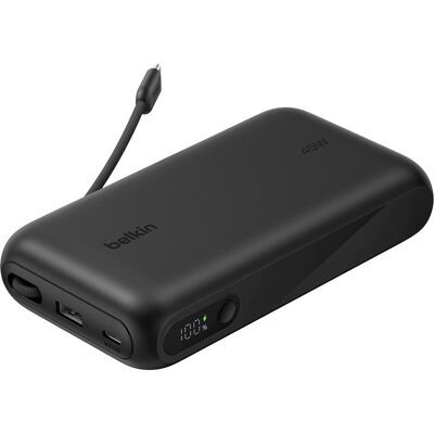 Belkin Boostcharge Pwrbank W/ Display (20000 mAh, 45 W, 74 Wh), Powerbank, Schwarz Belkin Boostcharge Pwrbank W/ Display (20000 mAh, 45 W, 74 Wh), Powerbank, Schwarz
