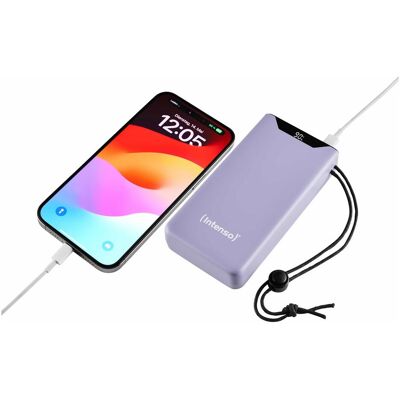 Intenso Powerbank F20000 20000 mAh Purple (20000 mAh, 20 W), Powerbank, Violett Intenso Powerbank F20000 20000 mAh Purple (20000 mAh, 20 W), Powerbank, Violett