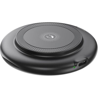 xO drahtloses induktives Ladegerät CX031 schwarz 15W mit Kabel USB-C - USB-C und Adapterset (15 W), Wireless Charger, Schwarz xO drahtloses induktives Ladegerät CX031 schwarz 15W mit Kabel USB-C - USB-C und Adapterset (15 W), Wireless Charger, Schwarz