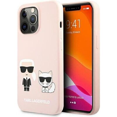 Karl Lagerfeld iPhone 13 Pink Silikon-Hartschale - Produkttyp Karl Lagerfeld iPhone 13 Pink Silikon-Hartschale - Produkttyp
