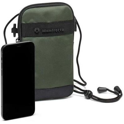 Manfrotto Street Crossbody Pouch (1 l), Kameratasche, Schwarz, Grün Manfrotto Street Crossbody Pouch (1 l), Kameratasche, Schwarz, Grün