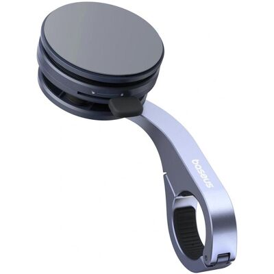 Baseus - Bike Phone Holder PrimeTrip VB1 (C0013D00) - Magnetic, Aluminium Alloy - Black, Smartphone Halterung, Grau, Silber, Schwarz Baseus - Bike Phone Holder PrimeTrip VB1 (C0013D00) - Magnetic, Aluminium Alloy - Black, Smartphone Halterung, Grau, Silber, Schwarz