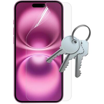 Screenguard 100% Display Schutz Folie Apple iPhone 16 Crystal Clear (Apple iPhone 16), Smartphone Schutzfolie, Transparent Screenguard 100% Display Schutz Folie Apple iPhone 16 Crystal Clear (Apple iPhone 16), Smartphone Schutzfolie, Transparent