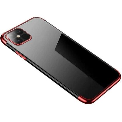 Hurtel Clear Color Silikon Gel Electroplating frame Handyhülle Schutzhülle für Xiaomi Mi 11 rot (Xiaomi Mi 11), Smartphone Hülle, Rot Hurtel Clear Color Silikon Gel Electroplating frame Handyhülle Schutzhülle für Xiaomi Mi 11 rot (Xiaomi Mi 11), Smartphone Hülle, Rot