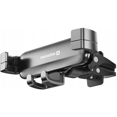 Swissten Gravity Car Holder To Air-Vent S-Grip G3-AV4, Smartphone Halterung, Schwarz Swissten Gravity Car Holder To Air-Vent S-Grip G3-AV4, Smartphone Halterung, Schwarz