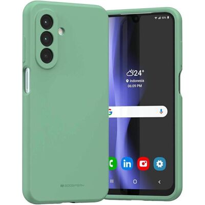 Mercury Etui Silicone Sam A26 zielony/green (Samsung Galaxy A26), Smartphone Hülle, Grün Mercury Etui Silicone Sam A26 zielony/green (Samsung Galaxy A26), Smartphone Hülle, Grün