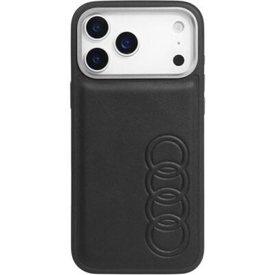 Audi Case TT Synthetic Leather MagSafe for iPhone 17 Pro Max black (Apple iPhone 17 Pro Max), Smartphone Hülle, Schwarz Audi Case TT Synthetic Leather MagSafe for iPhone 17 Pro Max black (Apple iPhone 17 Pro Max), Smartphone Hülle, Schwarz