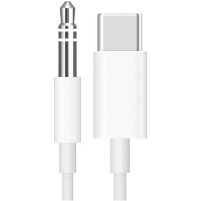 PowerGuard USB-C auf 3,5mm Audio-Adapterkabel - Weiß PowerGuard USB-C auf 3,5mm Audio-Adapterkabel - Weiß