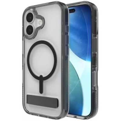 Zagg Case für Apple iPhone 17 Santa Cruz Snap mit Kickstand jet black (Apple iPhone 17), Smartphone Hülle, Transparent, Schwarz Zagg Case für Apple iPhone 17 Santa Cruz Snap mit Kickstand jet black (Apple iPhone 17), Smartphone Hülle, Transparent, Schwarz