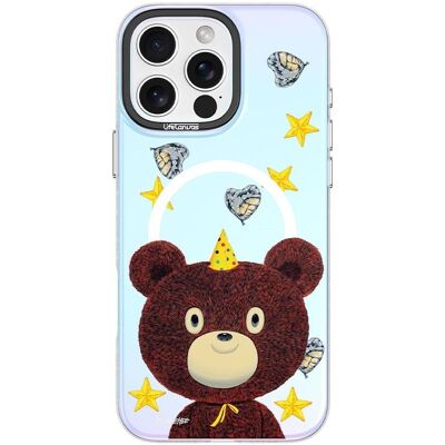 Devia Canvas Series Sternenbär / Magnetische Hülle / MagSafe / Apple iPhone 16 Pro (Apple iPhone 16 Pro), Smartphone Hülle, Mehrfarbig Devia Canvas Series Sternenbär / Magnetische Hülle / MagSafe / Apple iPhone 16 Pro (Apple iPhone 16 Pro), Smartphone Hülle, Mehrfarbig