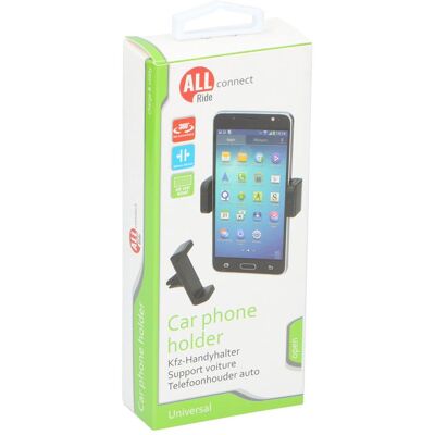 All Ride Connect Phone holder airvent mount ABS, Smartphone Halterung, Schwarz All Ride Connect Phone holder airvent mount ABS, Smartphone Halterung, Schwarz