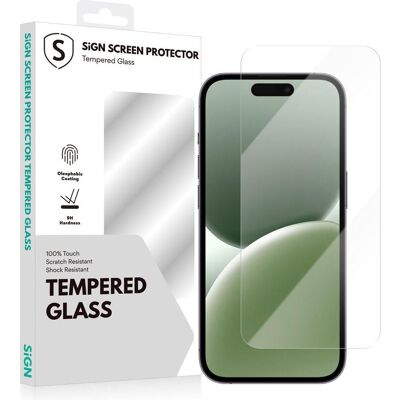 SiGN Screen Protector in Tempered Glass for iPhone 17 Pro (Apple iPhone 17 Pro), Smartphone Schutzfolie SiGN Screen Protector in Tempered Glass for iPhone 17 Pro (Apple iPhone 17 Pro), Smartphone Schutzfolie