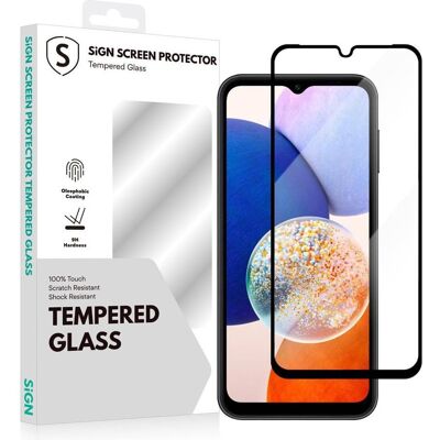 SiGN Tempered glass screen protector for Samsung Galaxy A15 (Samsung Galaxy A15), Smartphone Schutzfolie SiGN Tempered glass screen protector for Samsung Galaxy A15 (Samsung Galaxy A15), Smartphone Schutzfolie