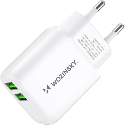 Wozinsky CUWCW Weiß 2xUSB-A Wandladung - 30W Wozinsky CUWCW Weiß 2xUSB-A Wandladung - 30W